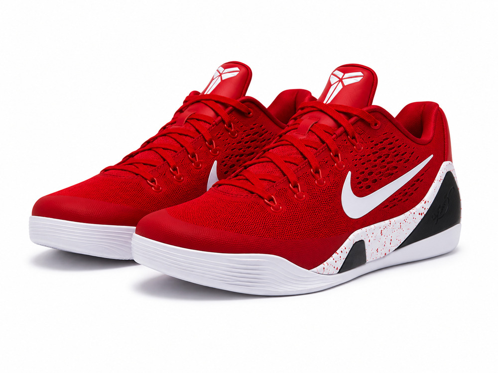 Nike Kobe 9 Em Low Protro Tb University Red Size 11- IH1401-600